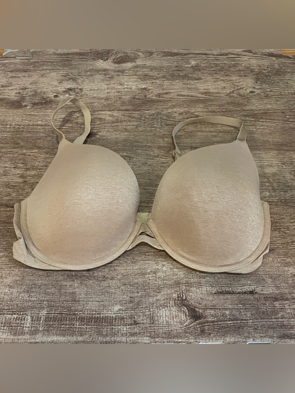 Victoria's Secret Perfect Shape Tan Bra Size 36DD
